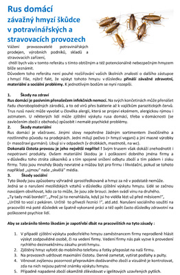 Referát Rus Domácí